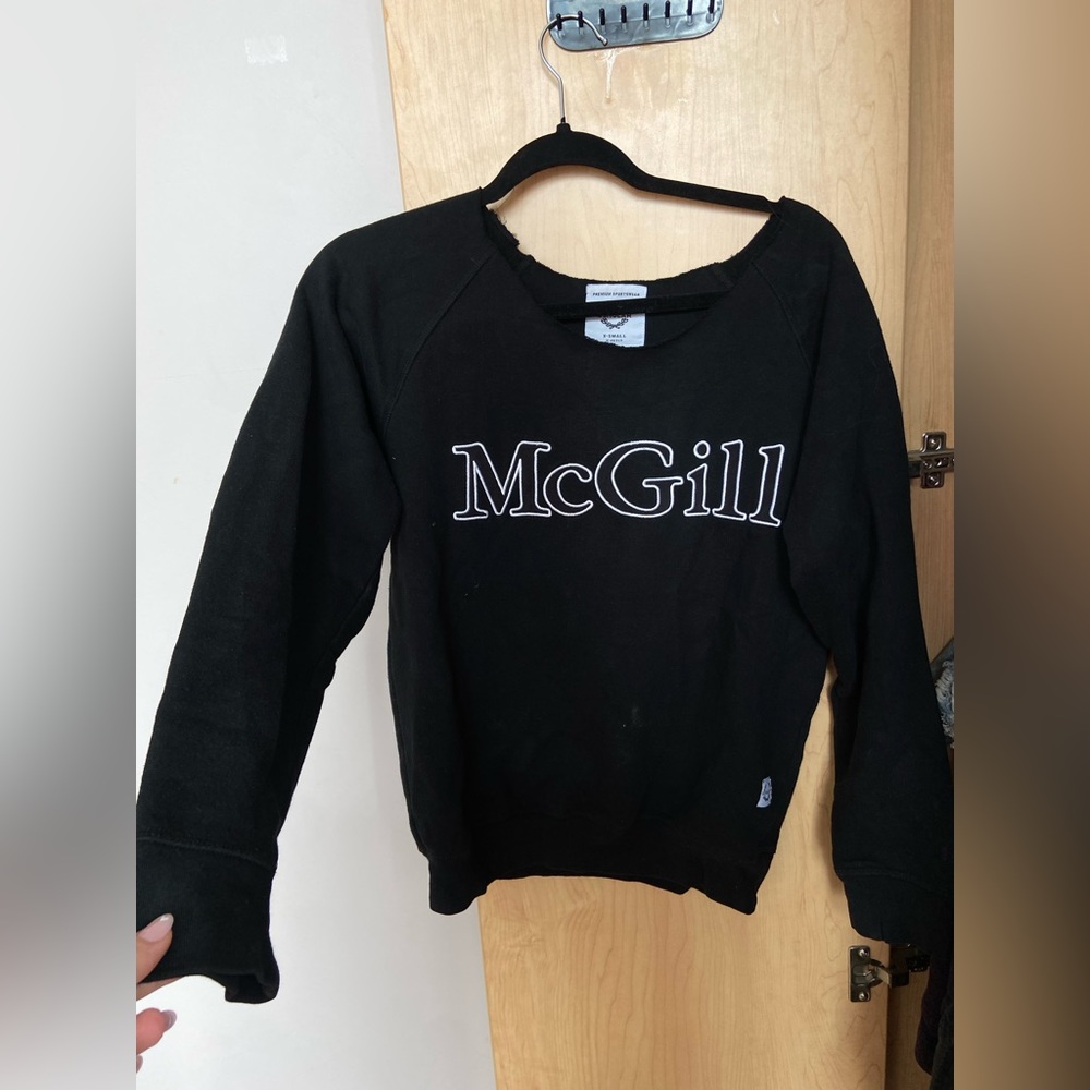 Black McGill University Sweatshirt